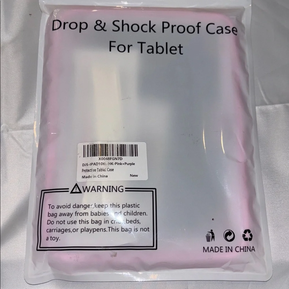 Butterfly kick stand Pink Tablet Case with Stand IPad 10th Gen NWT